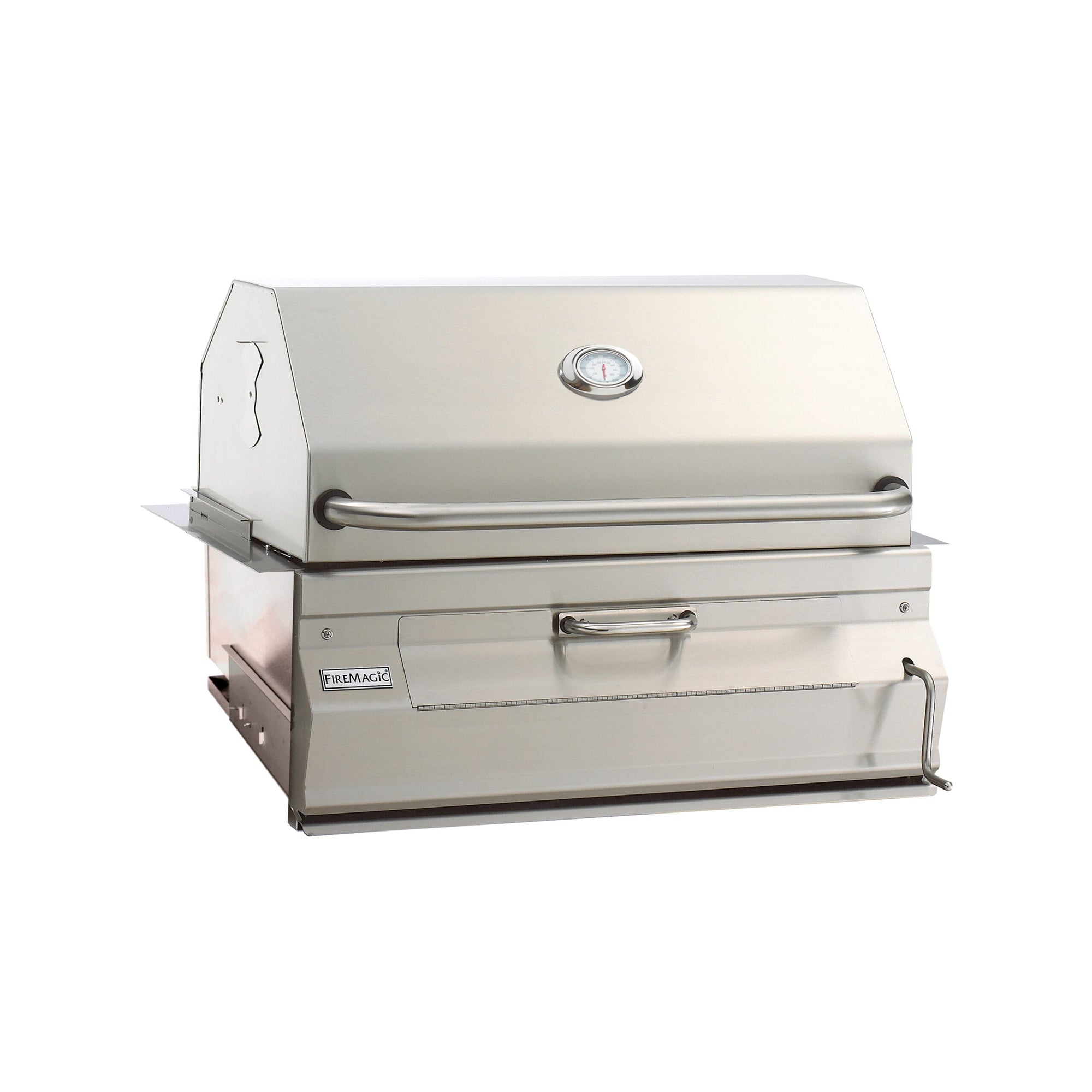 24" Built-In Stainless Steel Charcoal Grill