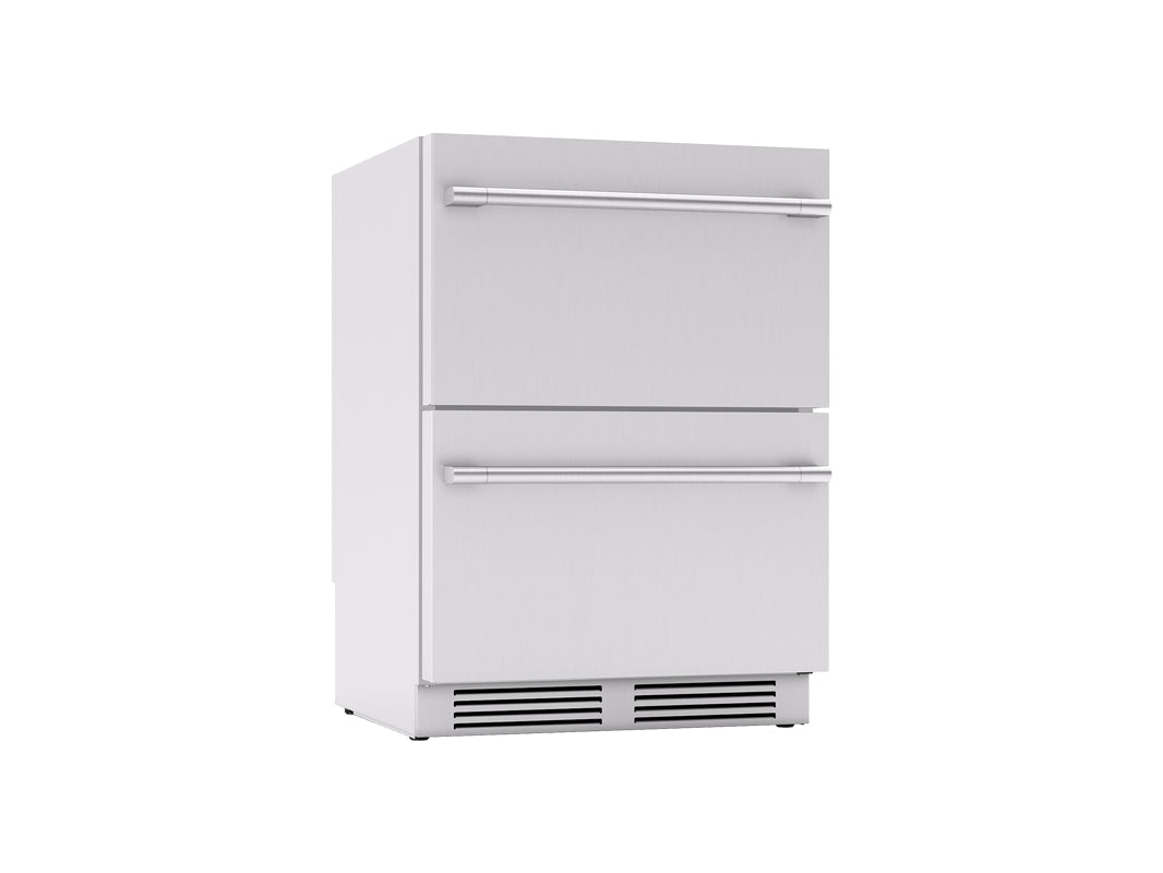 24" ZEPHYR Outdoor Dual Zone Refrigerator Drawers-PRRD24C2AS-OD